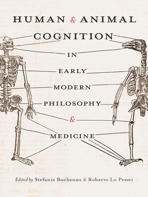 cover image of Human and Animal Cognition in Early Modern Philosophy and Medicine